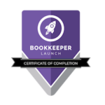 Bookkeeper launch certificate of completion